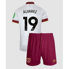 West Ham United Edson Alvarez #19 Tredjedraktsett Barn 2024-25 Kortermet (+ korte bukser)